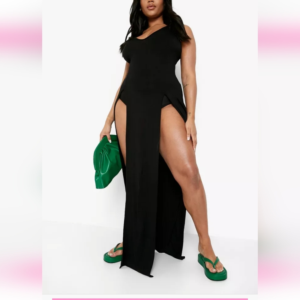 Slit beach dress
